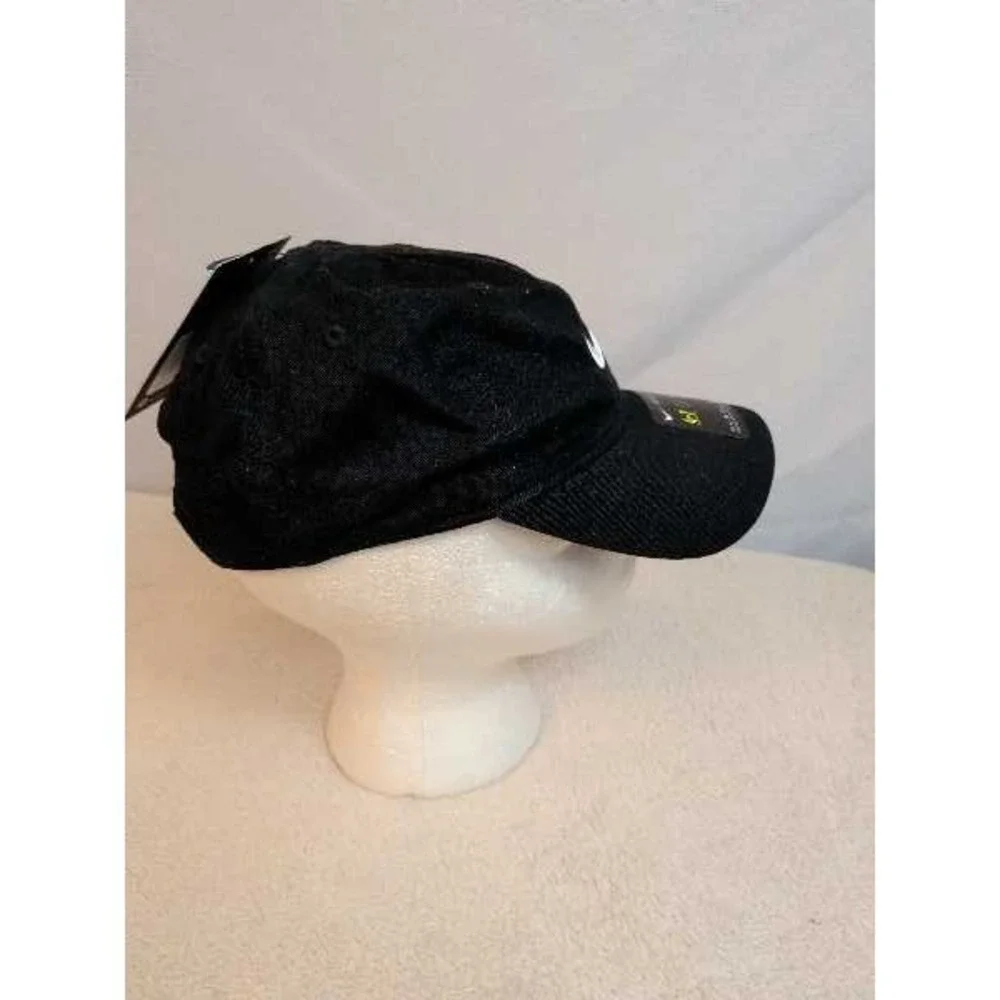 Nike Just Do It Black Swoosh Baseball Cap 4-7 NWT‎ Adjustable Military Style